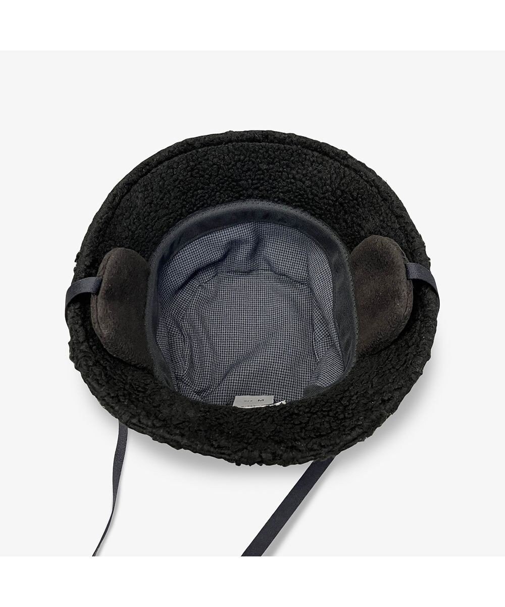 林八百吉商店 un chapeau 耳付きボアバケット 