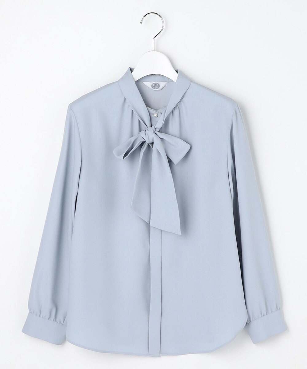 J.PRESS LADIES S ヌーディスバックサテン ブラウス 