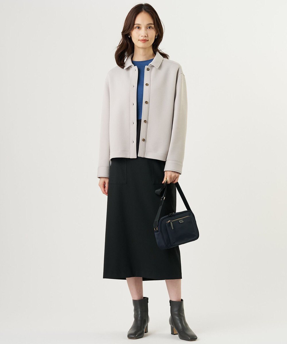 J.PRESS LADIES L Vis/Peスパーク カラーブロッキング ニット 