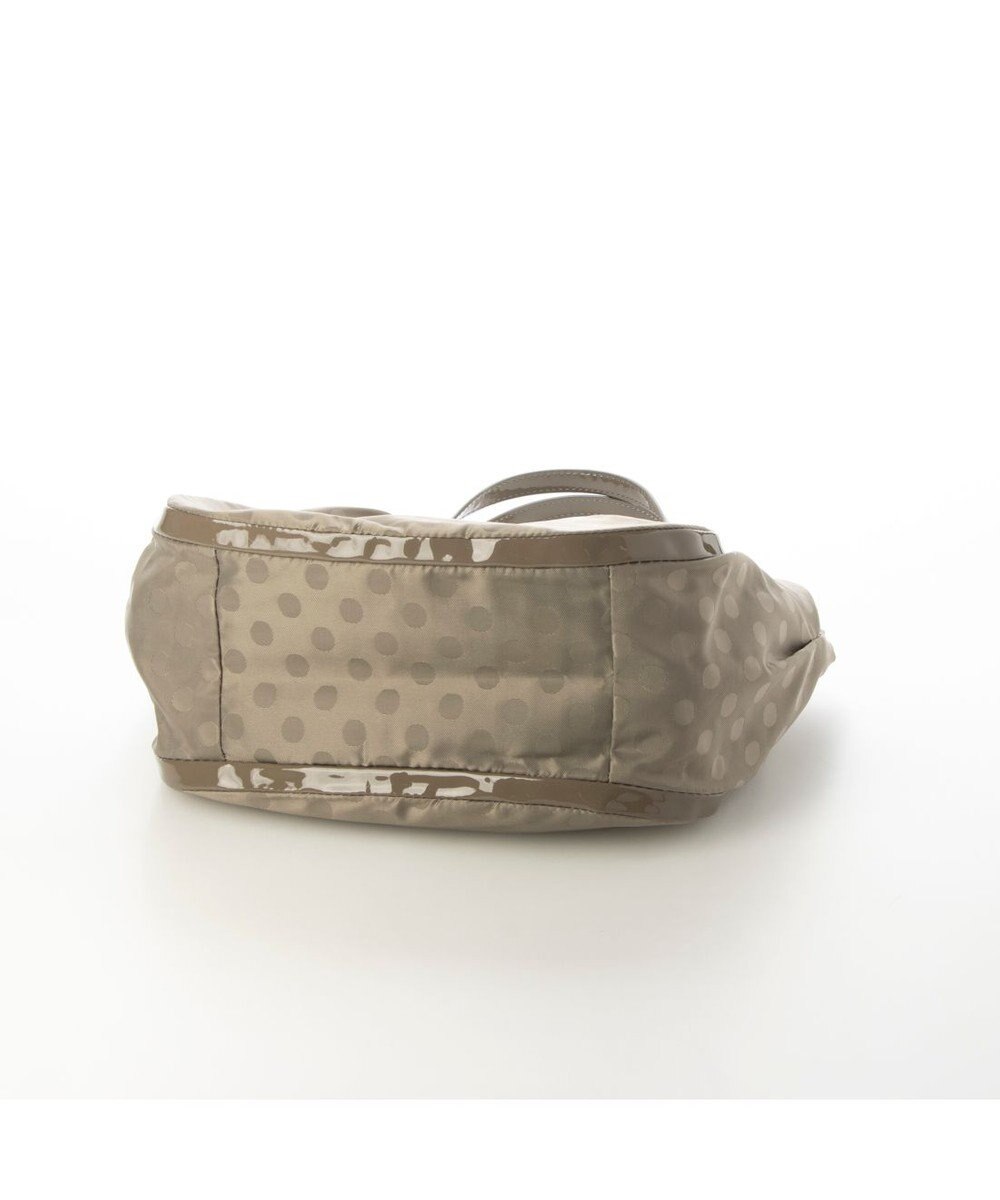 Y'SACCS ドット柄ジャガードエナメルアクセント2wayトート 