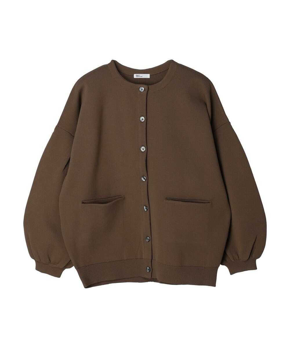 CRAFT STANDARD BOUTIQUE リサイクルポリエステルニットカーディガン 
