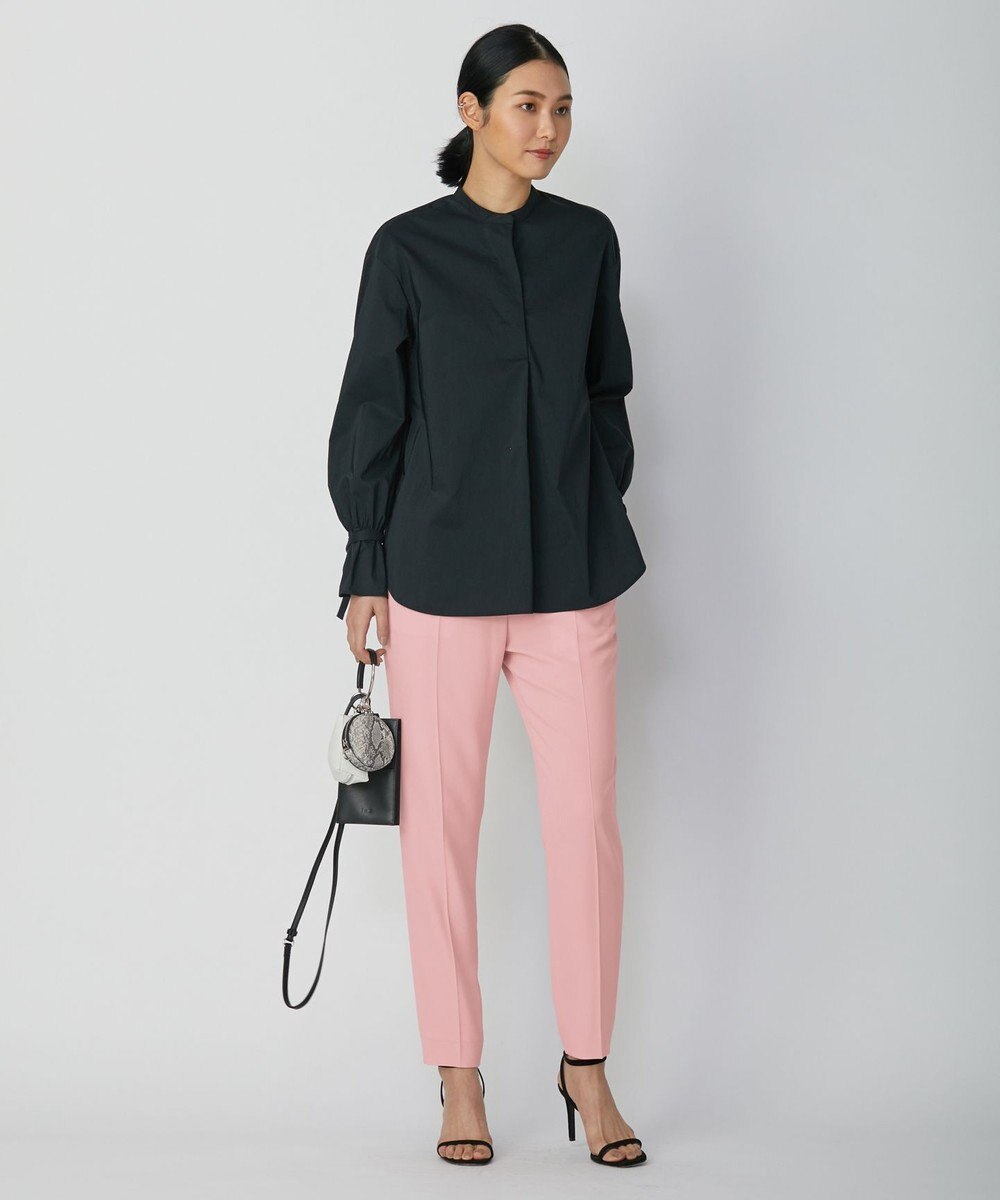 ICB 【洗える】エコナイロンストレッチ プルオーバーブラウス 