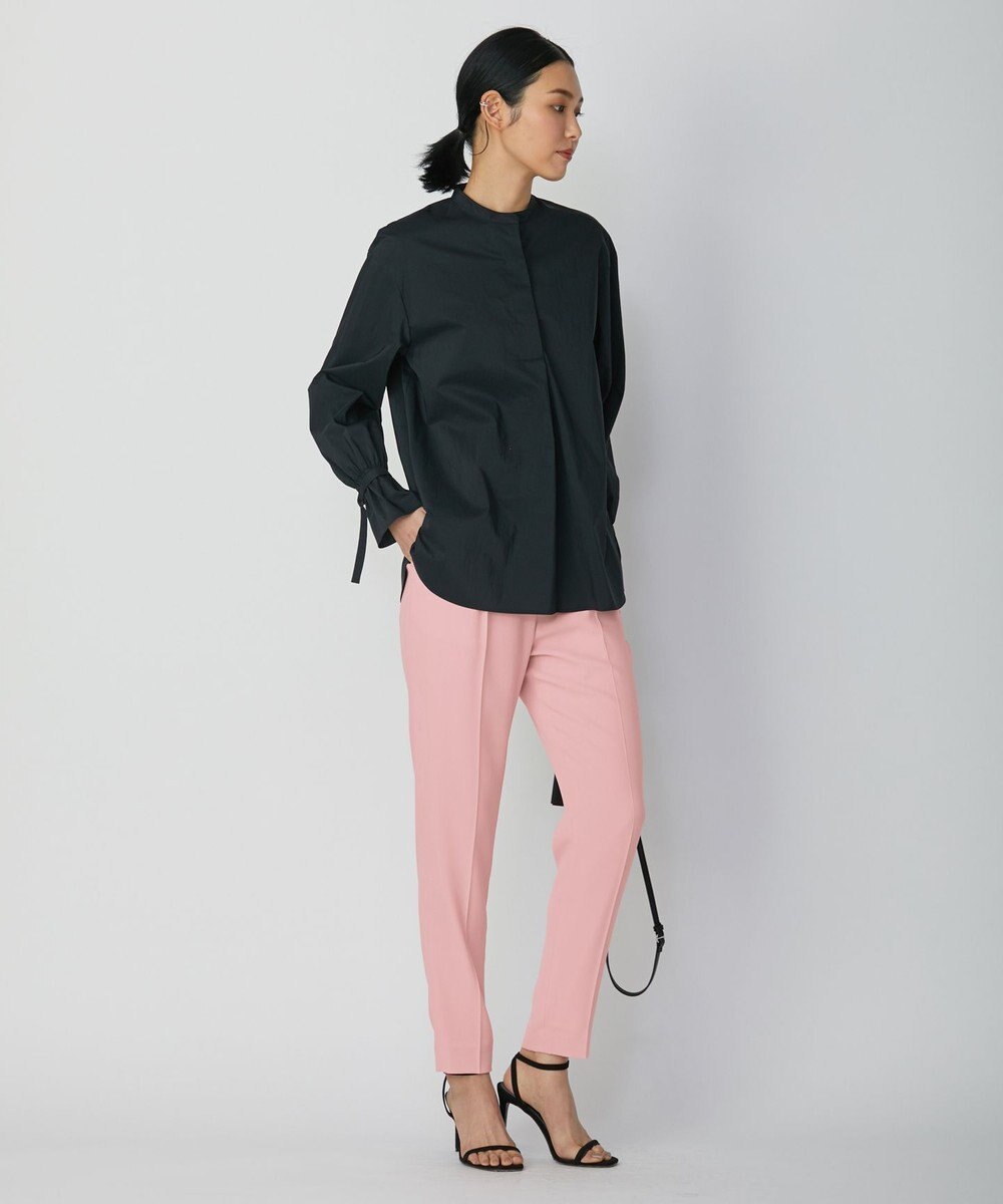 ICB 【洗える】エコナイロンストレッチ プルオーバーブラウス 