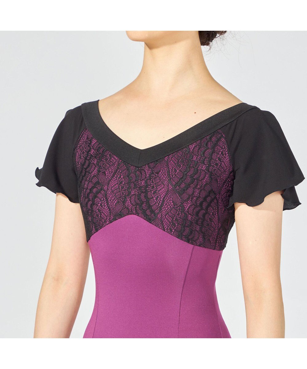 Chacott フレアスリーブレオタード 