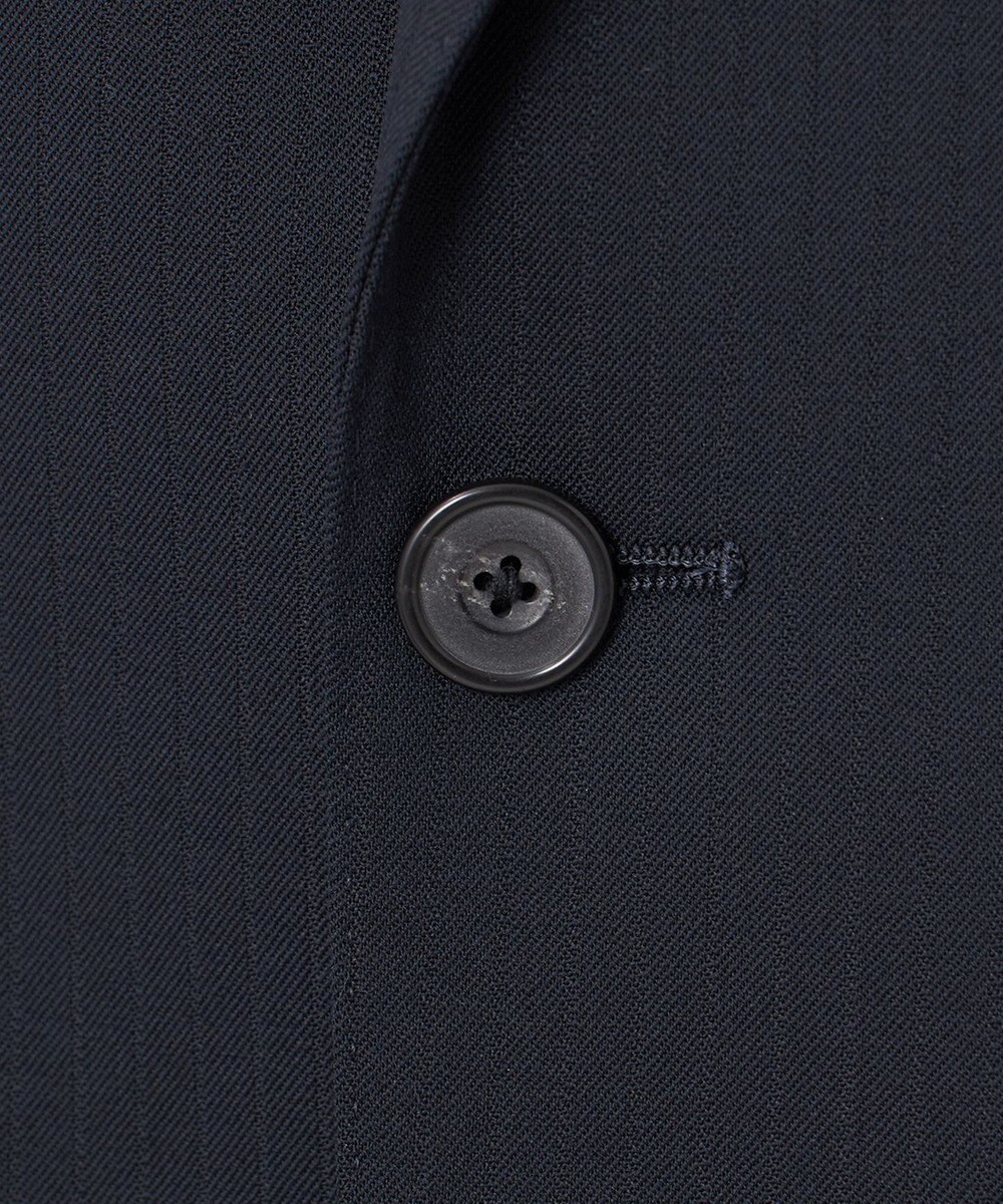 GOTAIRIKU オールシーズン対応【御幸毛織】WOOL×SOLOTEX ストレッチスーツ（ネイビーストライプ） 