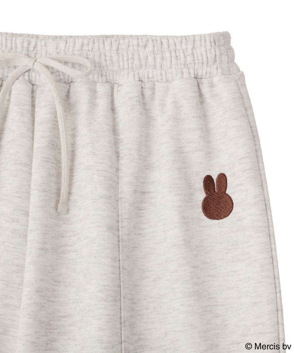 earth music&ecology 【予約】miffy/earth 刺繍スウェットパンツ 