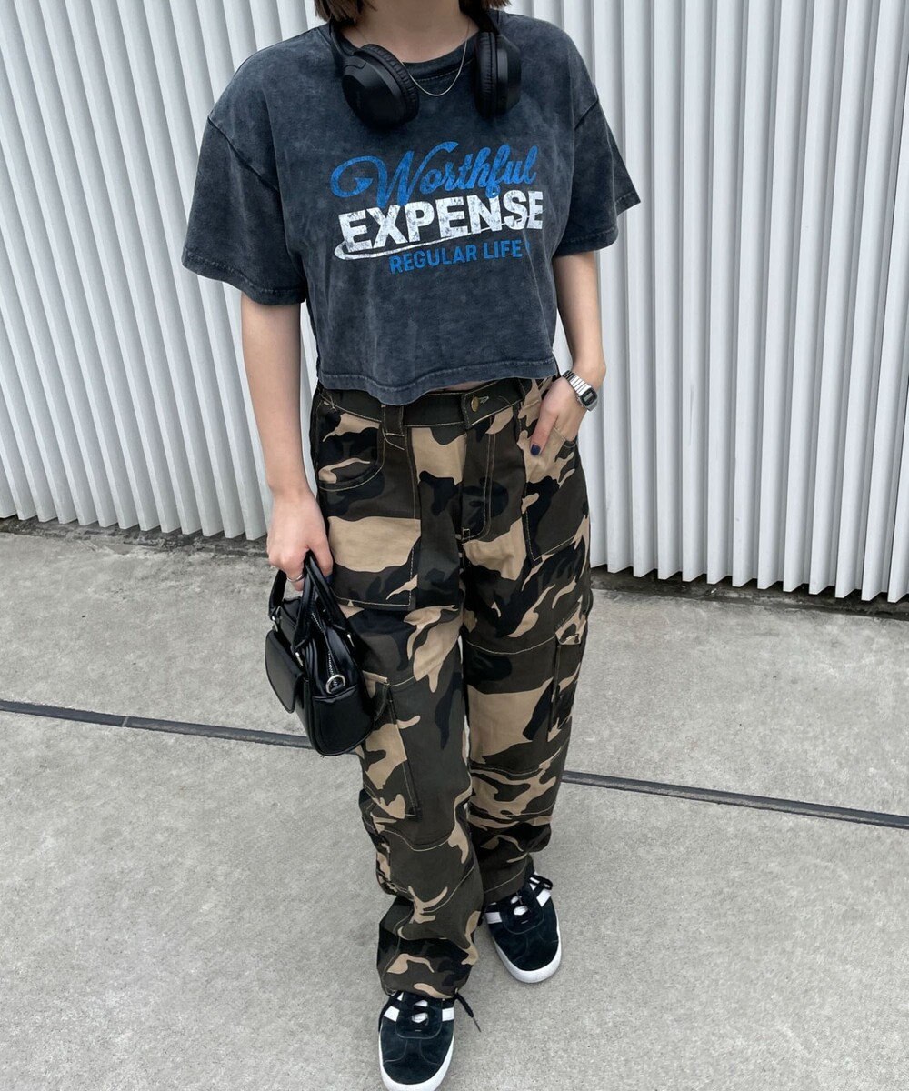 WEGO ヴィンテージウォッシュショートT 