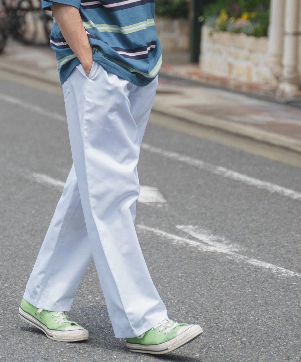 WEGO 【ユニセックス着用ITEM/ウエストゴム/手洗い可】シェフパンツ 