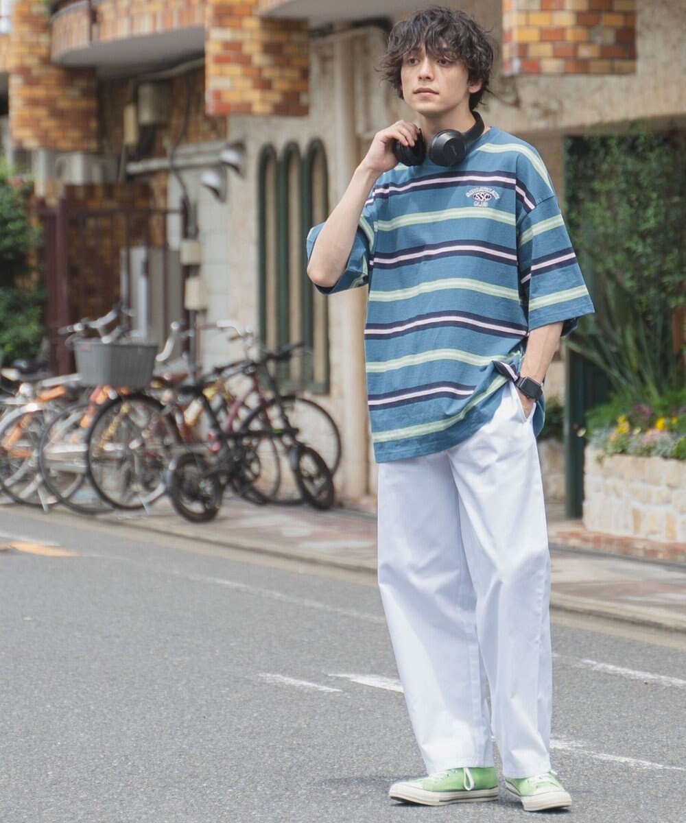 WEGO 【ユニセックス着用ITEM/ウエストゴム/手洗い可】シェフパンツ 