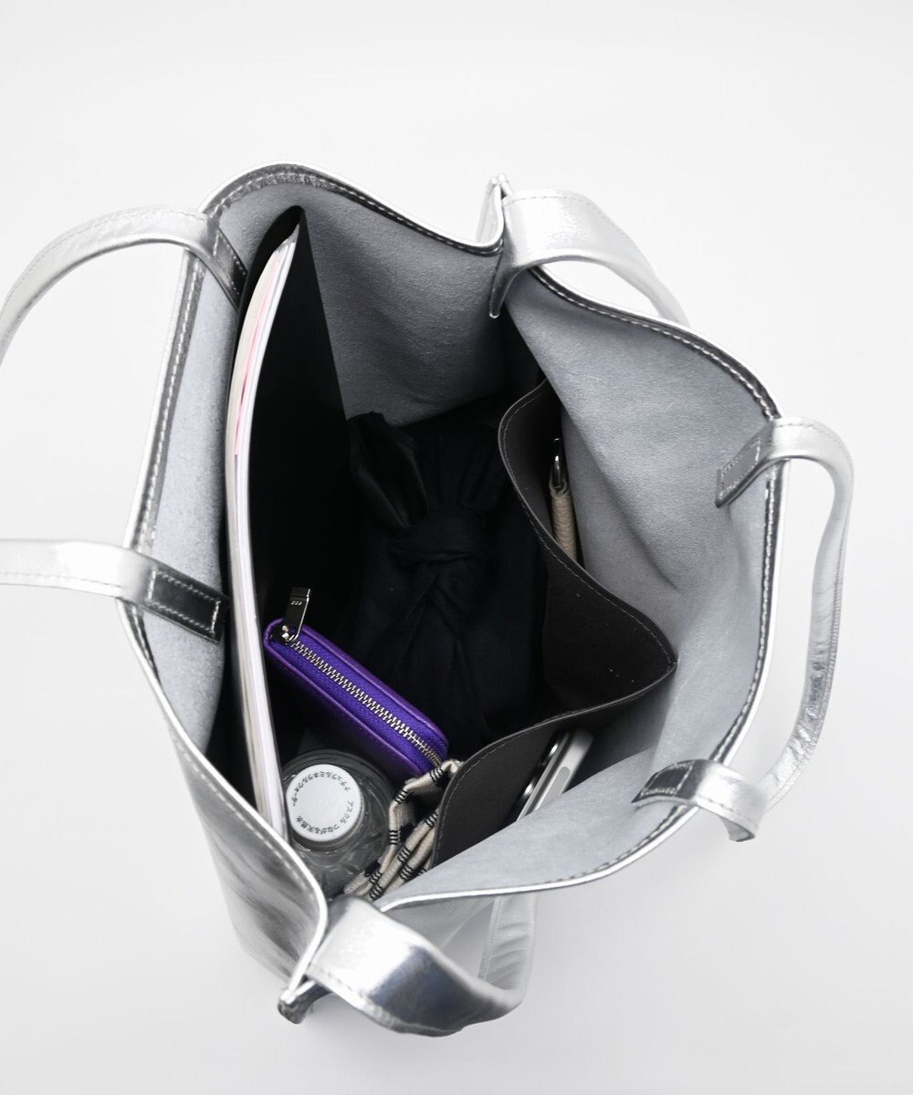 blancle メタリックレザー ガゼット2wayトートバッグ 