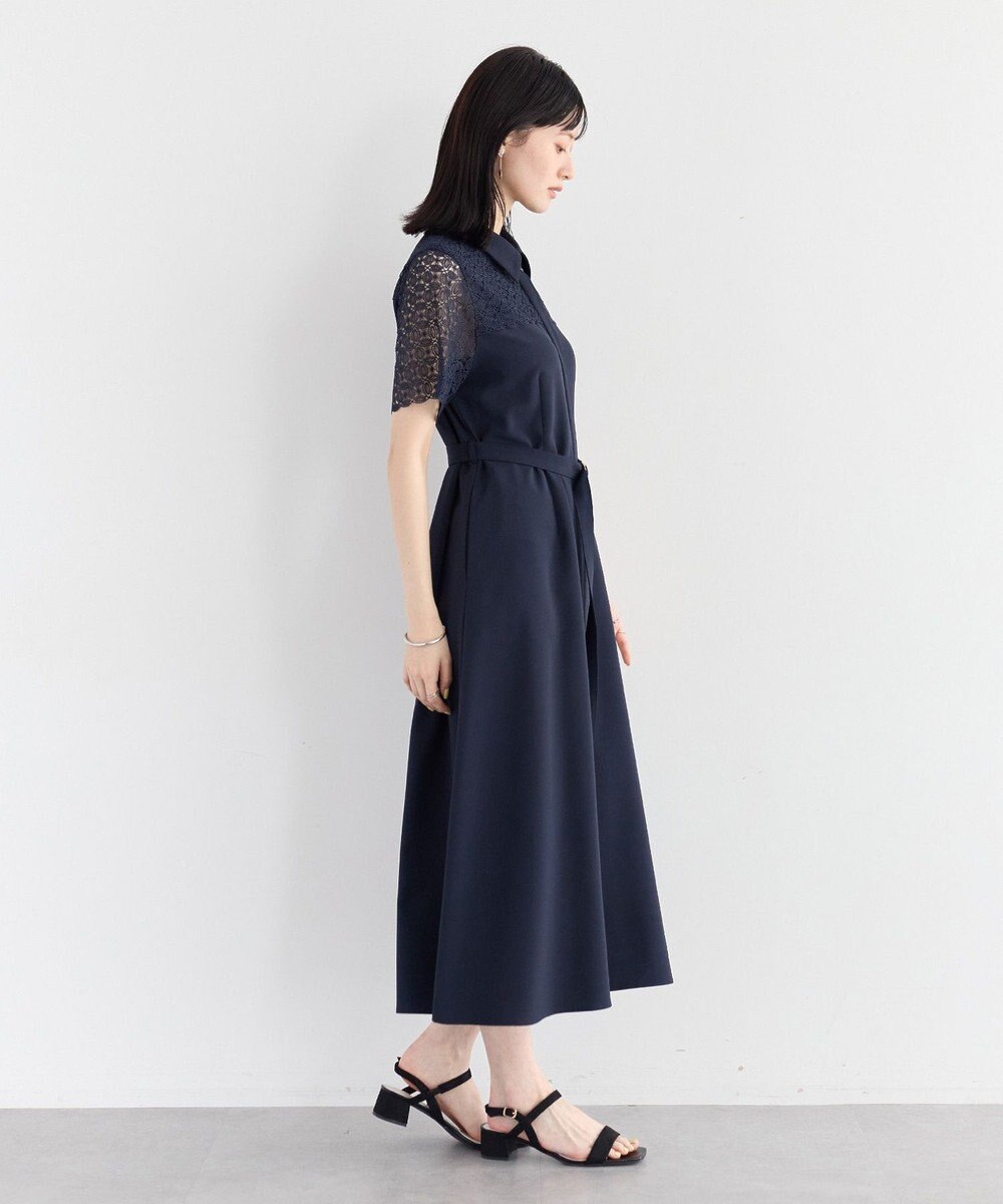YECCA VECCA レース切替ワンピース 