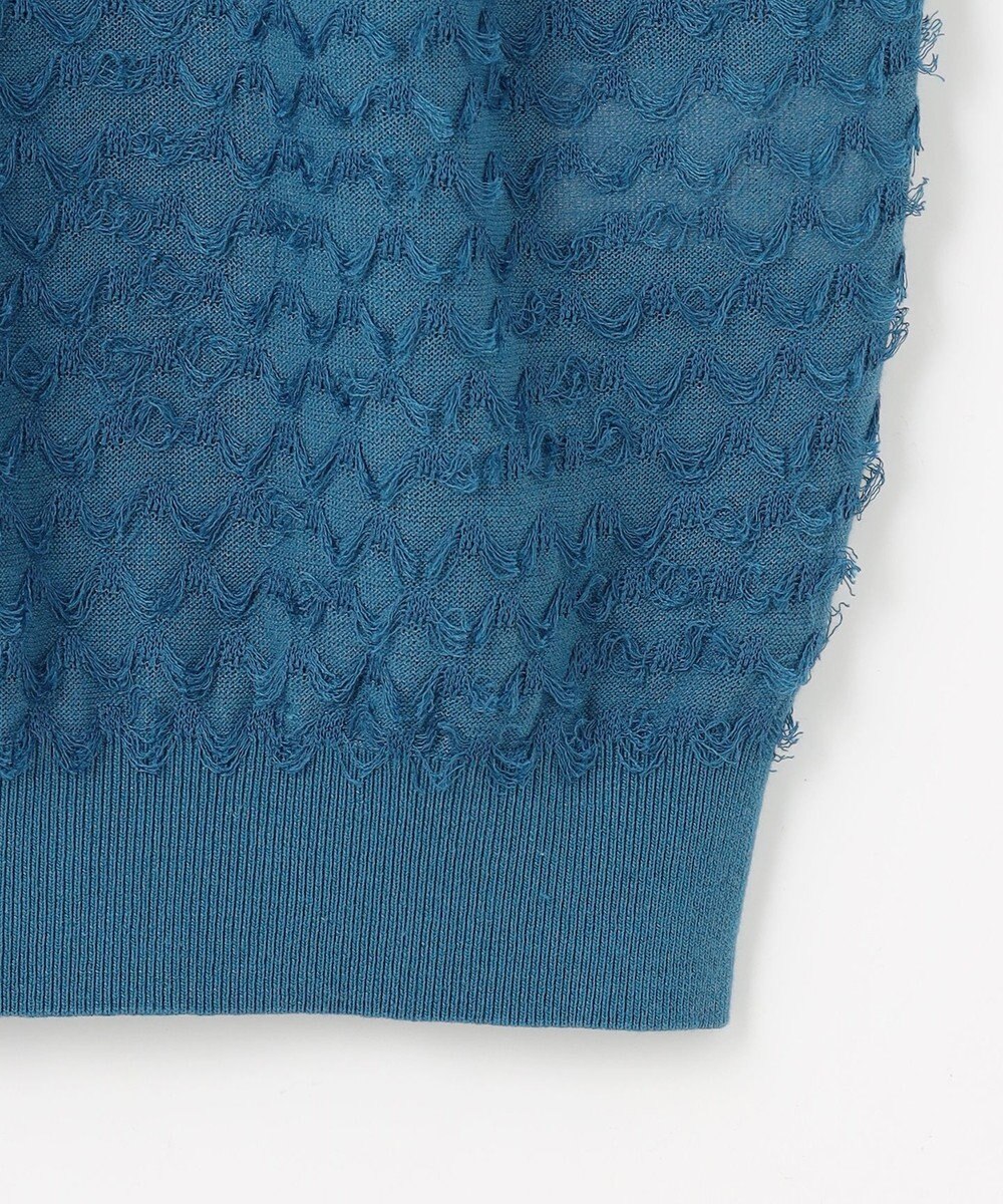 自由区 【カトリエムブーケ】Jacquard coupe シアージャカードニット 