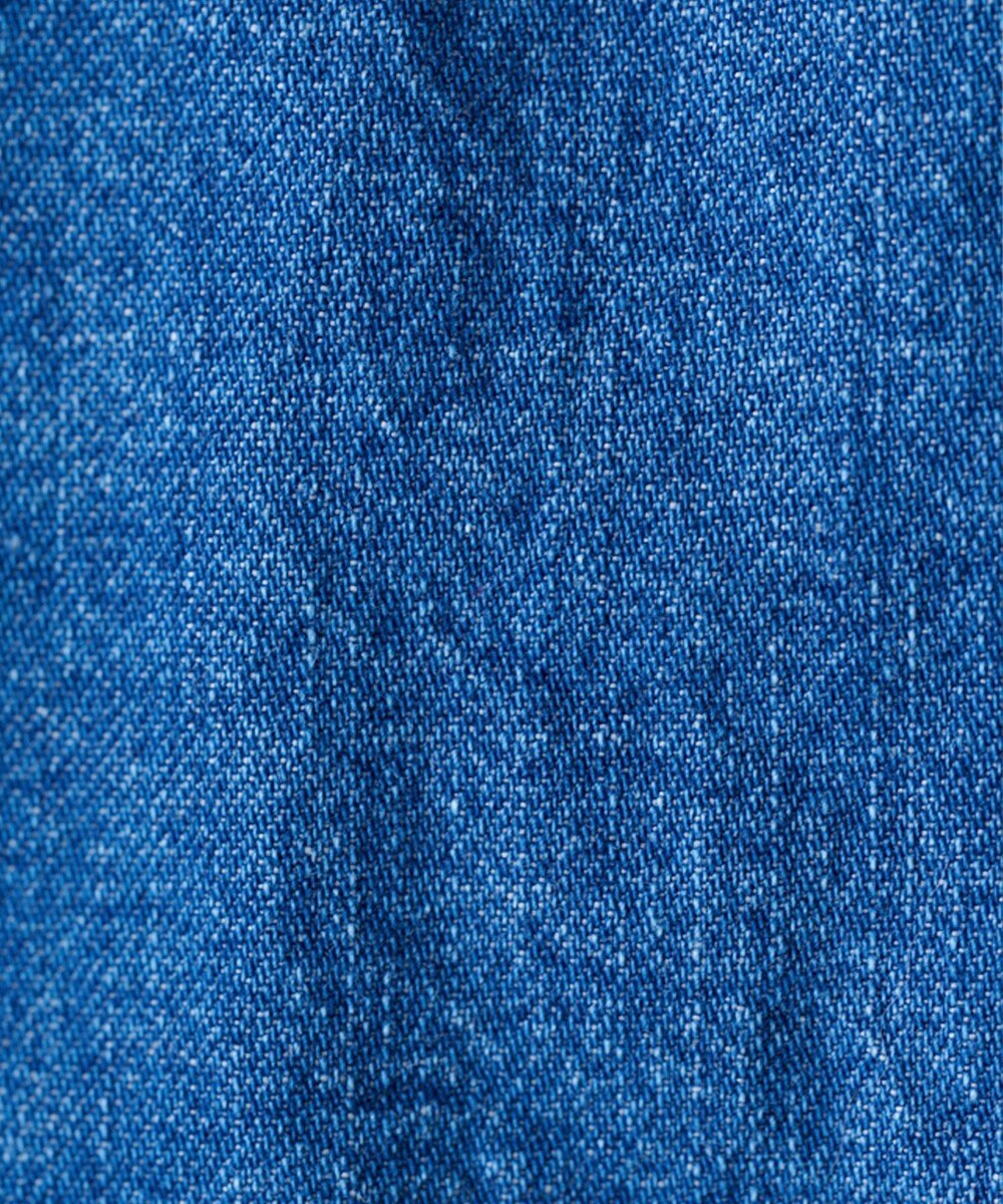 Ripo trenta anni PATCH WORK DENIM SH クロップド丈 デニムシャツ 