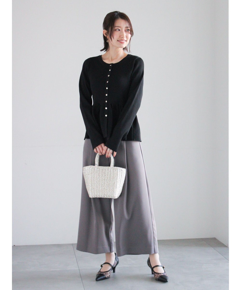 Te chichi タックポケットワイドクロップトパンツ 