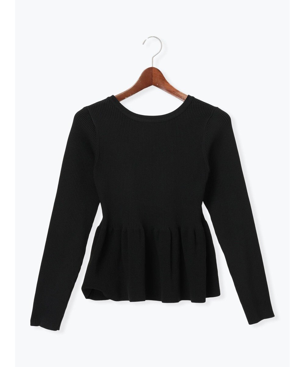 Te chichi 前後2WAYペプラムカーディガン 