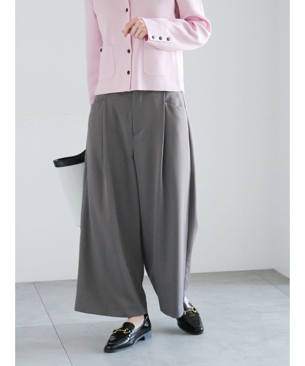 Te chichi タックポケットワイドクロップトパンツ 