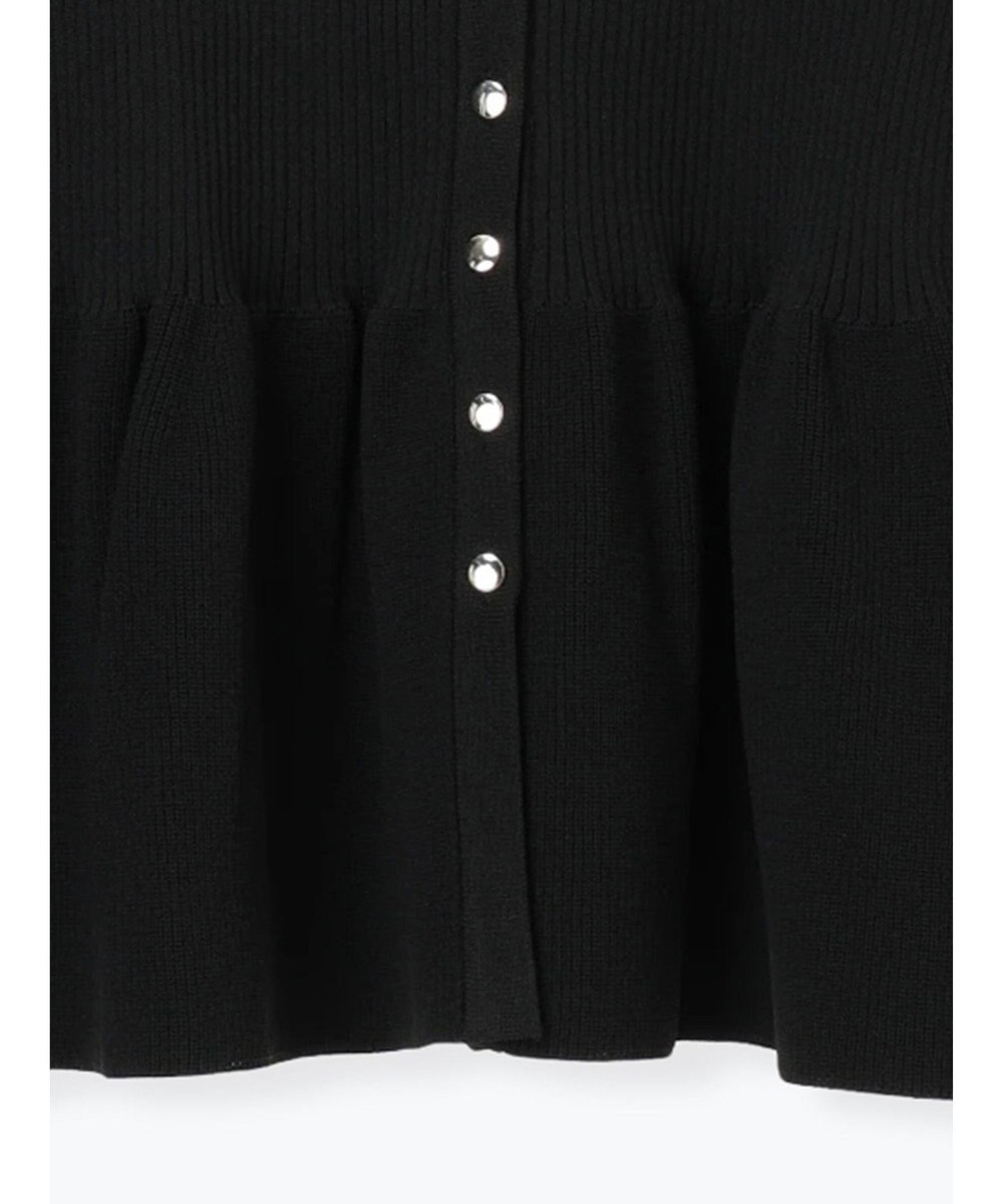 Te chichi 前後2WAYペプラムカーディガン 