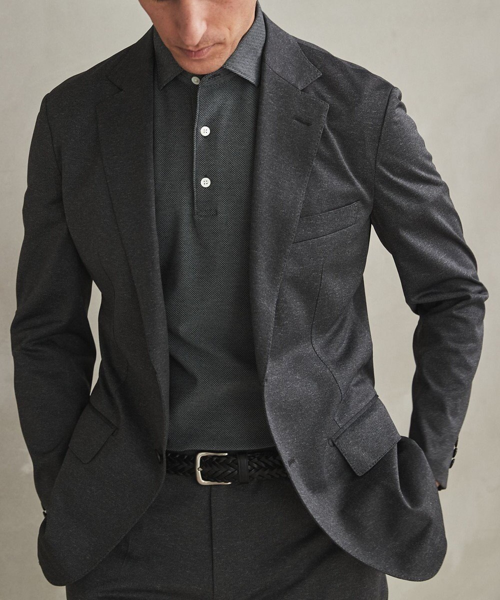 GOTAIRIKU セットアップ対応【洗える/ストレッチ/シワになりにくい】ドライジャージー セットアップジャケット 