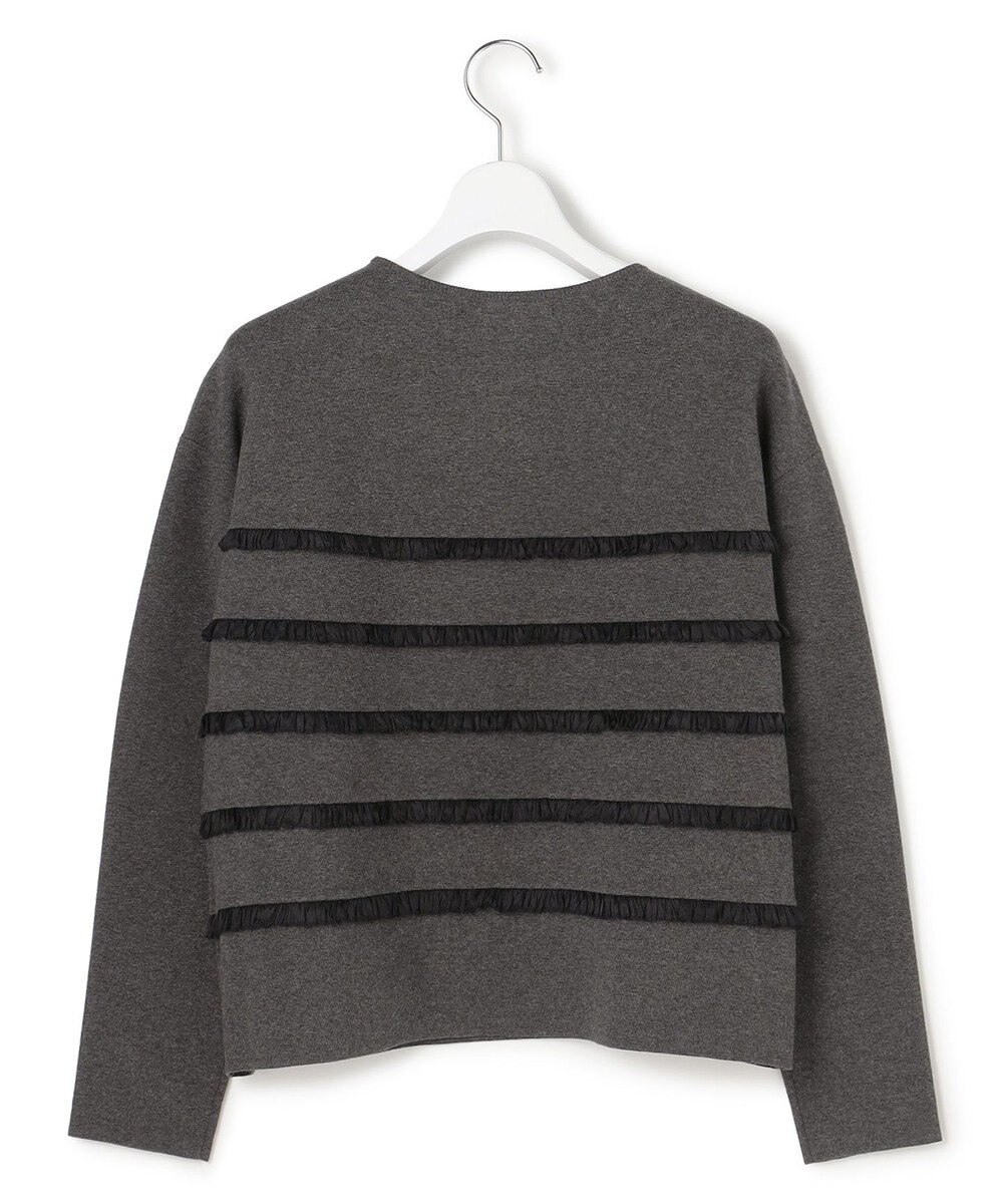 23区 L 【WEB&一部店舗限定/滝沢眞規子さん着用】フリルボーダー ニット 