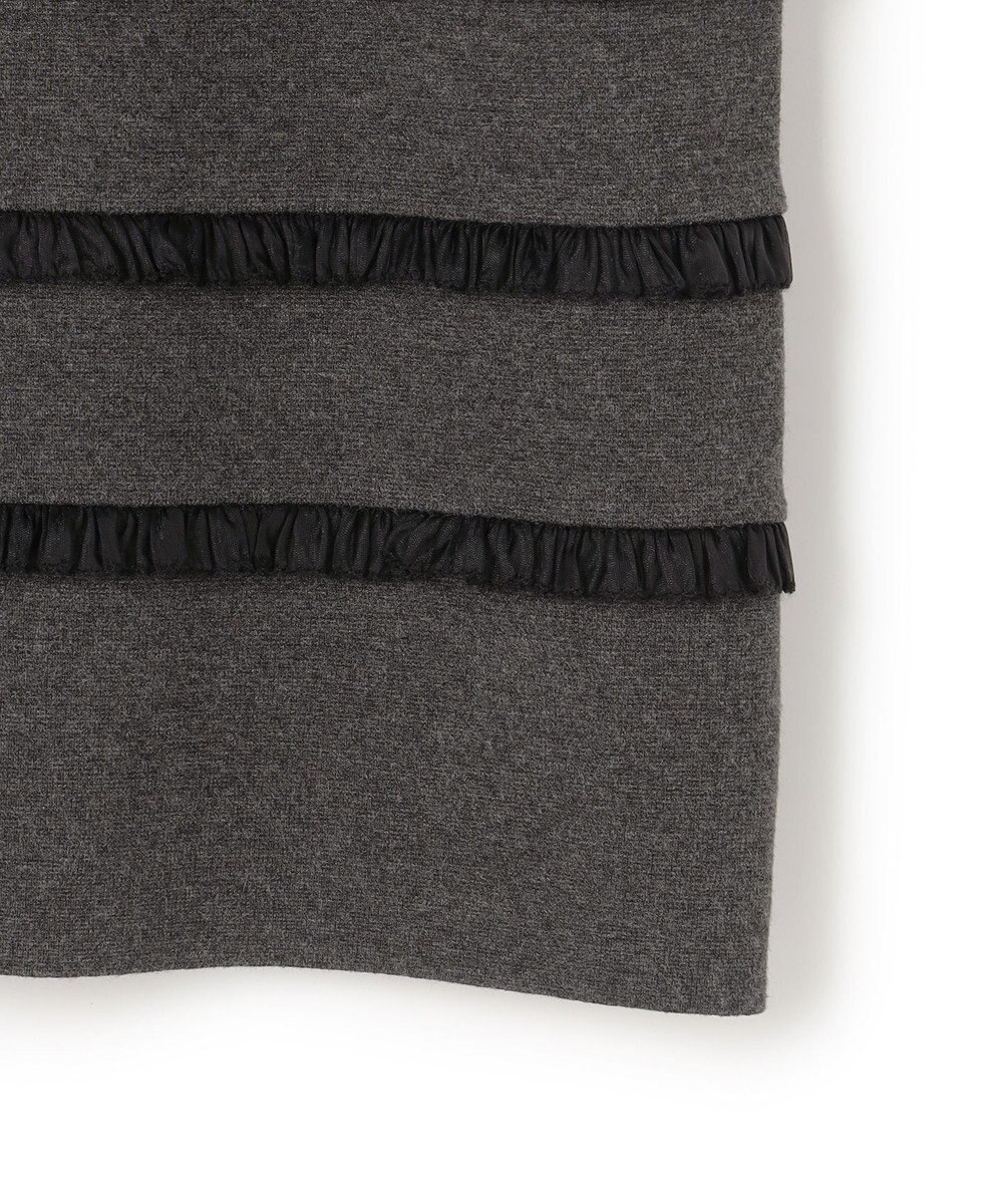 23区 L 【WEB&一部店舗限定/滝沢眞規子さん着用】フリルボーダー ニット 