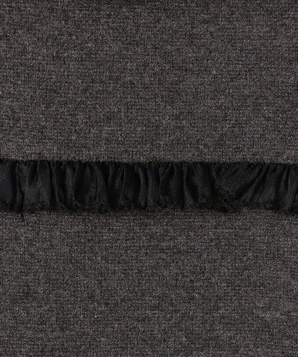 23区 L 【WEB&一部店舗限定/滝沢眞規子さん着用】フリルボーダー ニット 