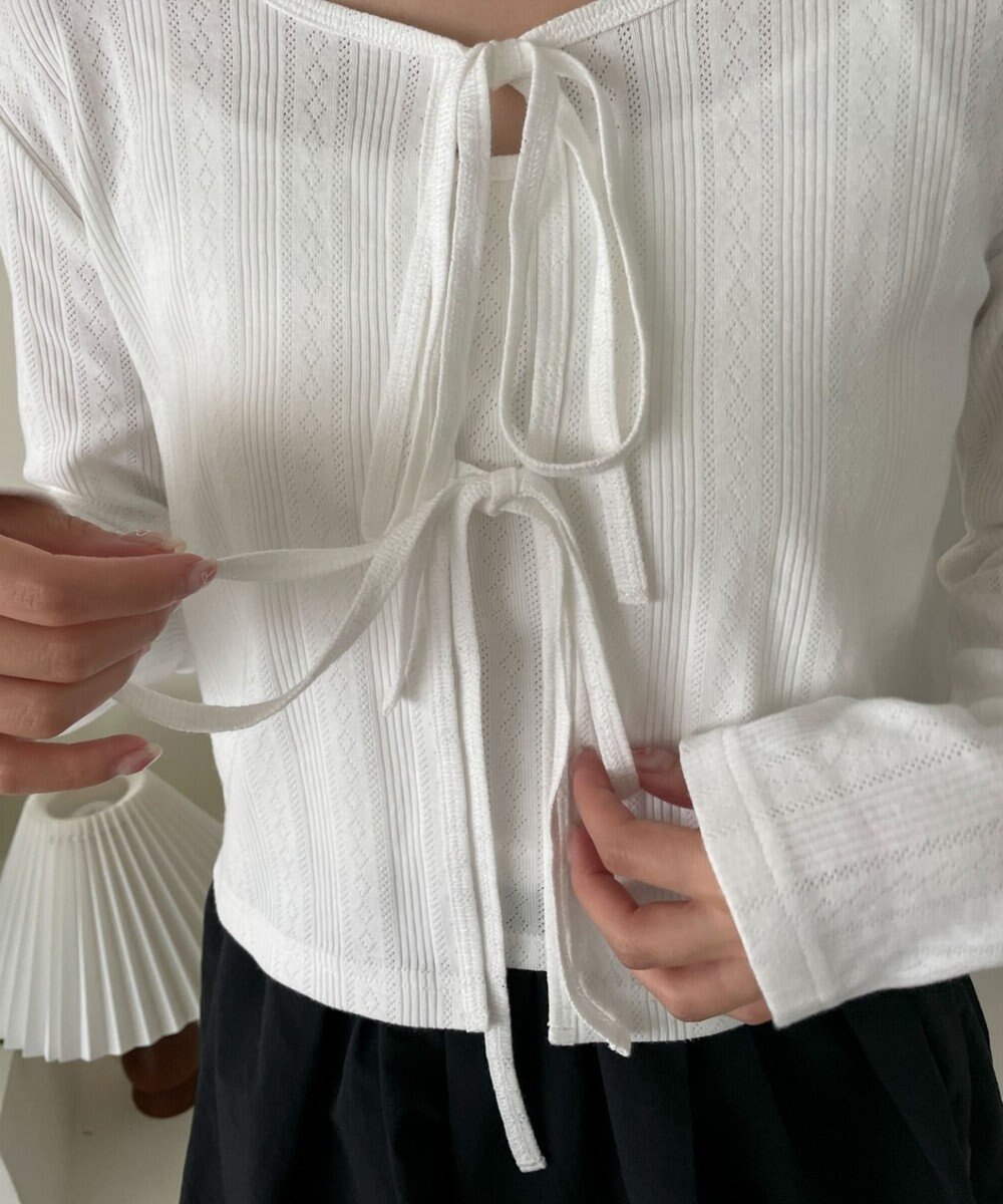 WEGO キャミセットリボンカーディガン 