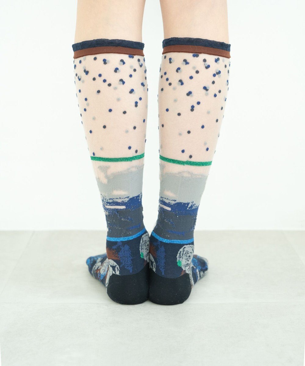 COQ LANDSCAPE シアーハイソックス 