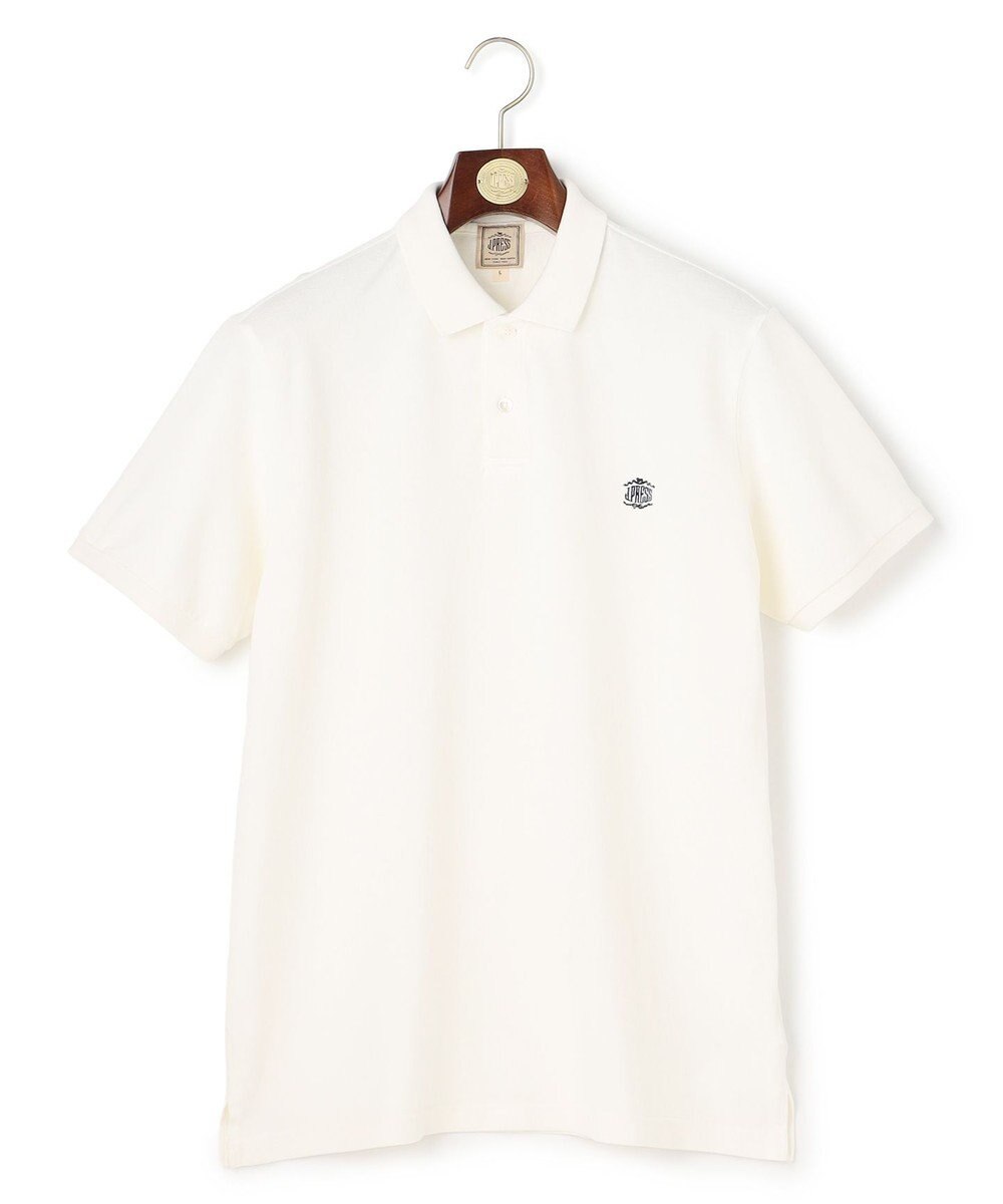 J.PRESS MEN コットンカノコオーバーダイ ポロシャツ 