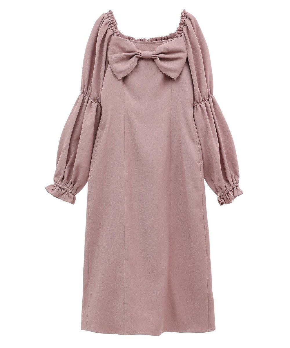 Maison de FLEUR 愛され上手なリボンワンピース 