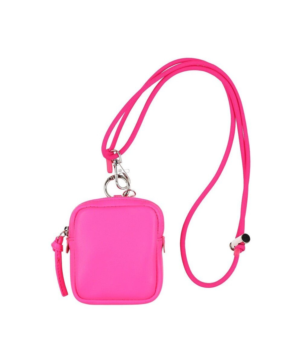UNBILLION ペルケ perche / 蛍光レザーストラップ付き・チャームポーチショルダー 