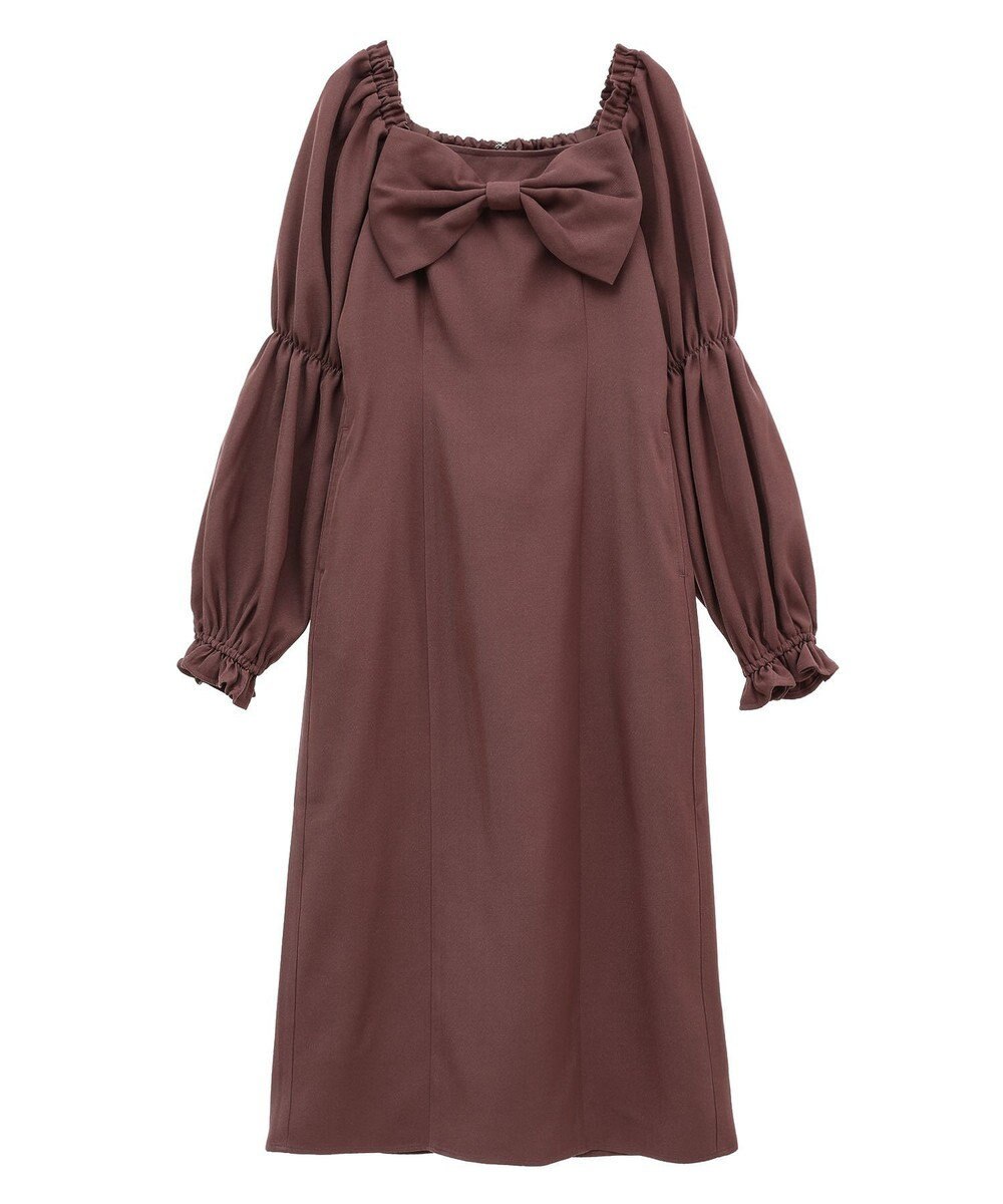 Maison de FLEUR 愛され上手なリボンワンピース 