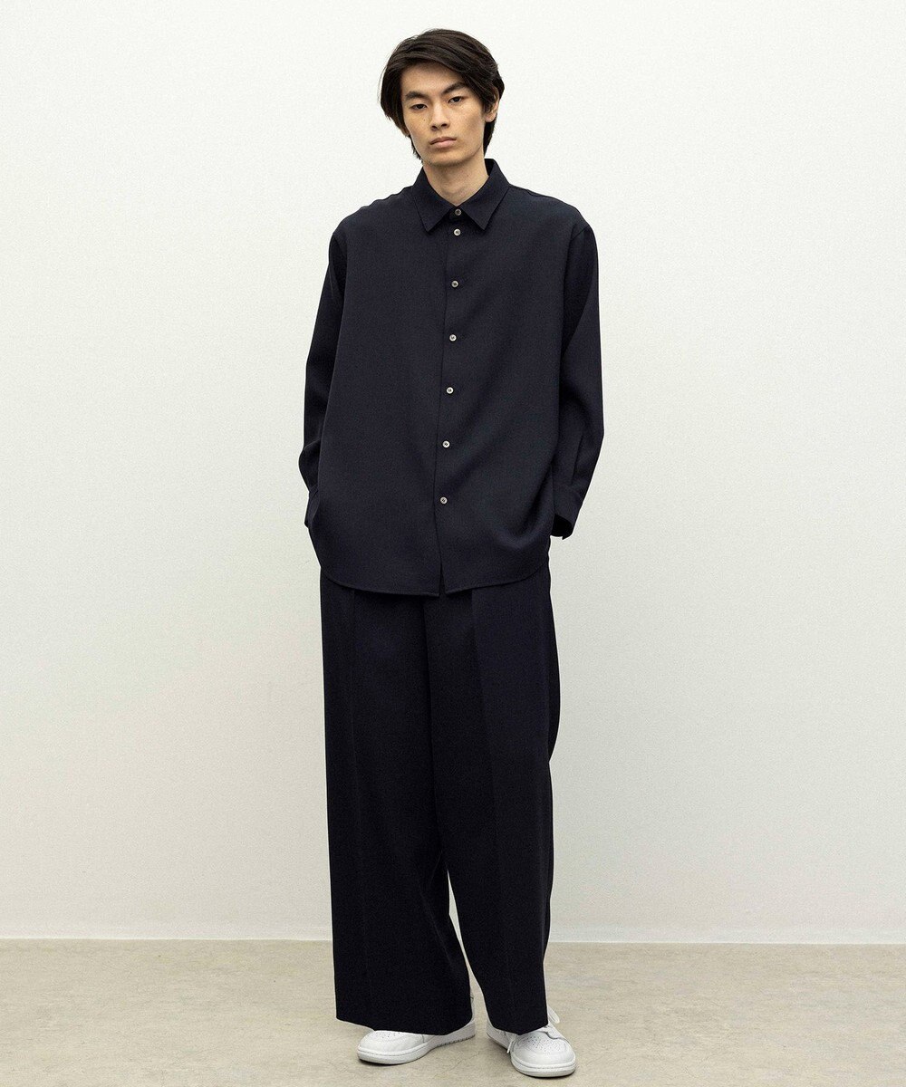 NAVE 【ReNAVE】ウォッシャブルツイル シャツ 