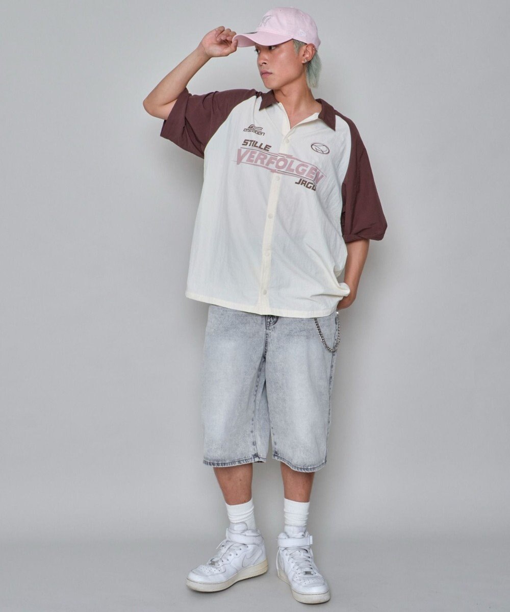 WEGO 【ユニセックス着用ITEM】ラグラングラフィックシャツ（SS） 