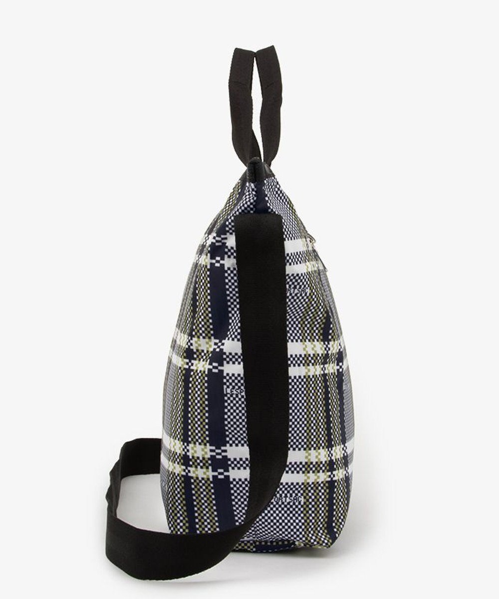 LeSportsac DELUXE EASY CARRY TOTE/ピクセルスクランブルチェック 