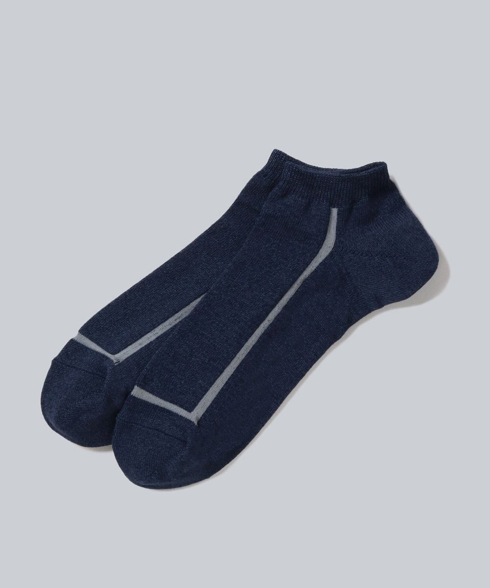 WHITE MAILS 【UNISEX】PAPER LINE ANKLE ソックス 