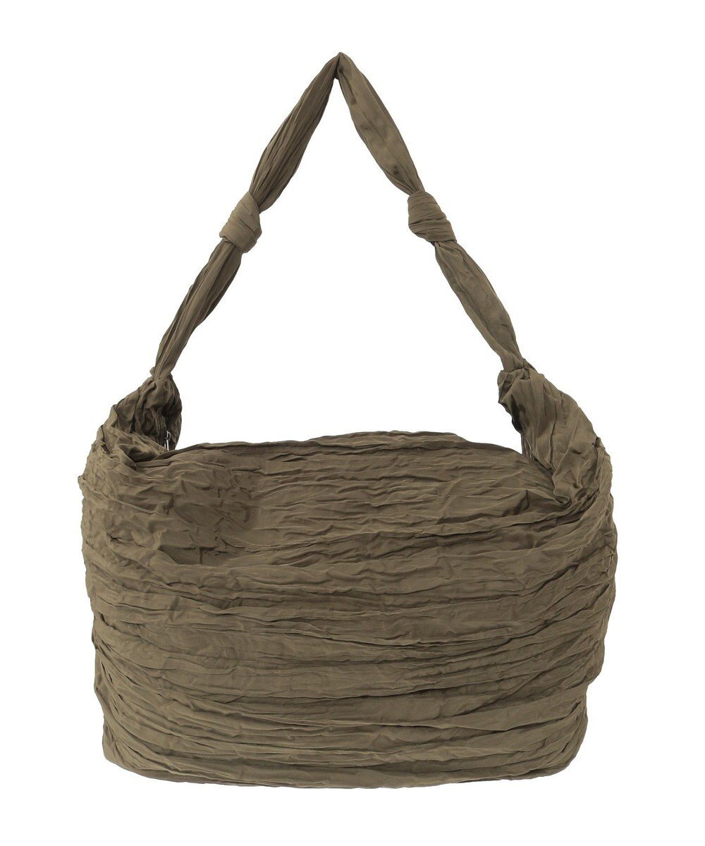 Green Parks ・ＱＵＯＮ　ワイドプリーツショルダーバッグ 