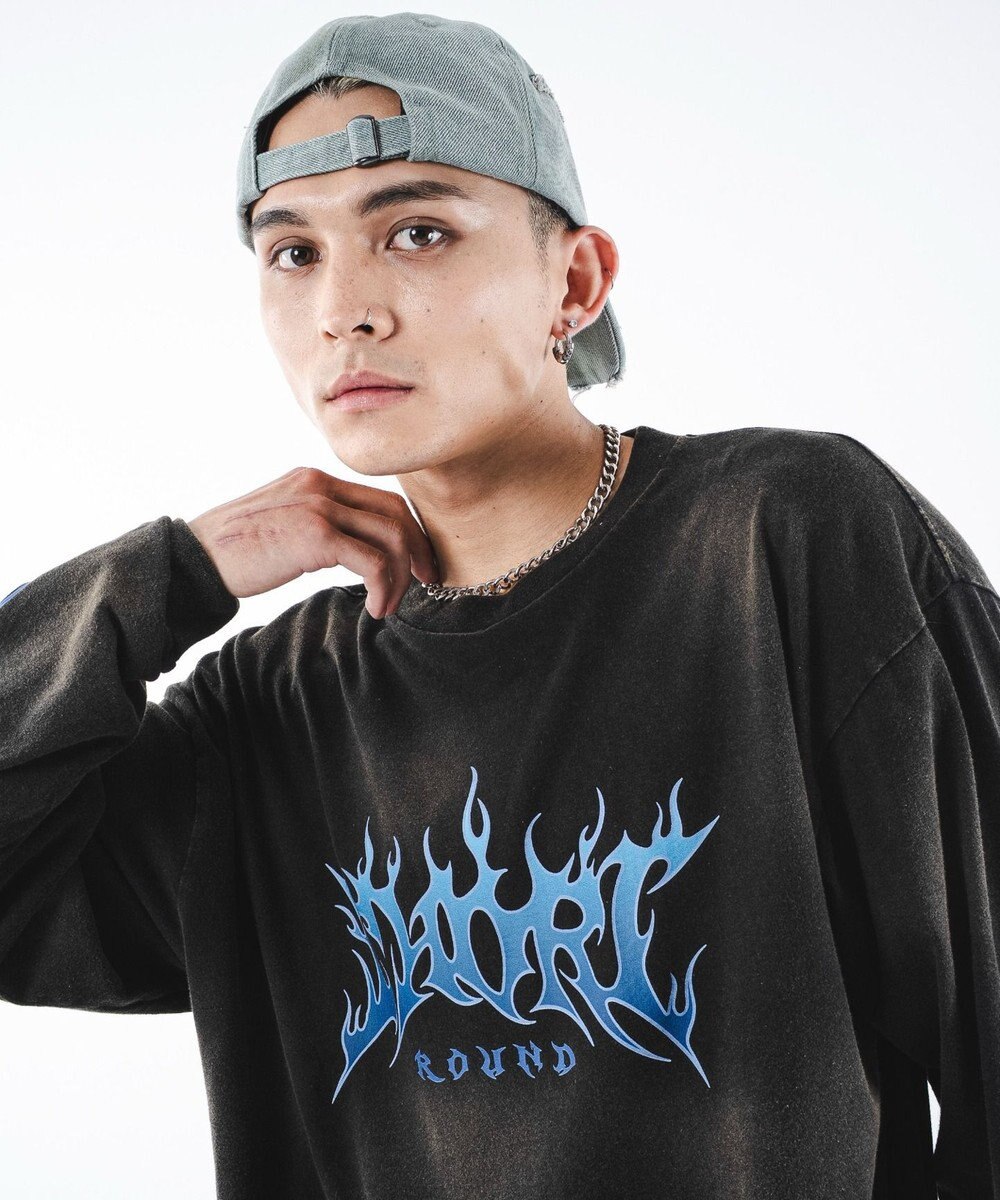 WEGO 【ユニセックス着用ITEM】フレイムグラフィックBIGT（LS） 