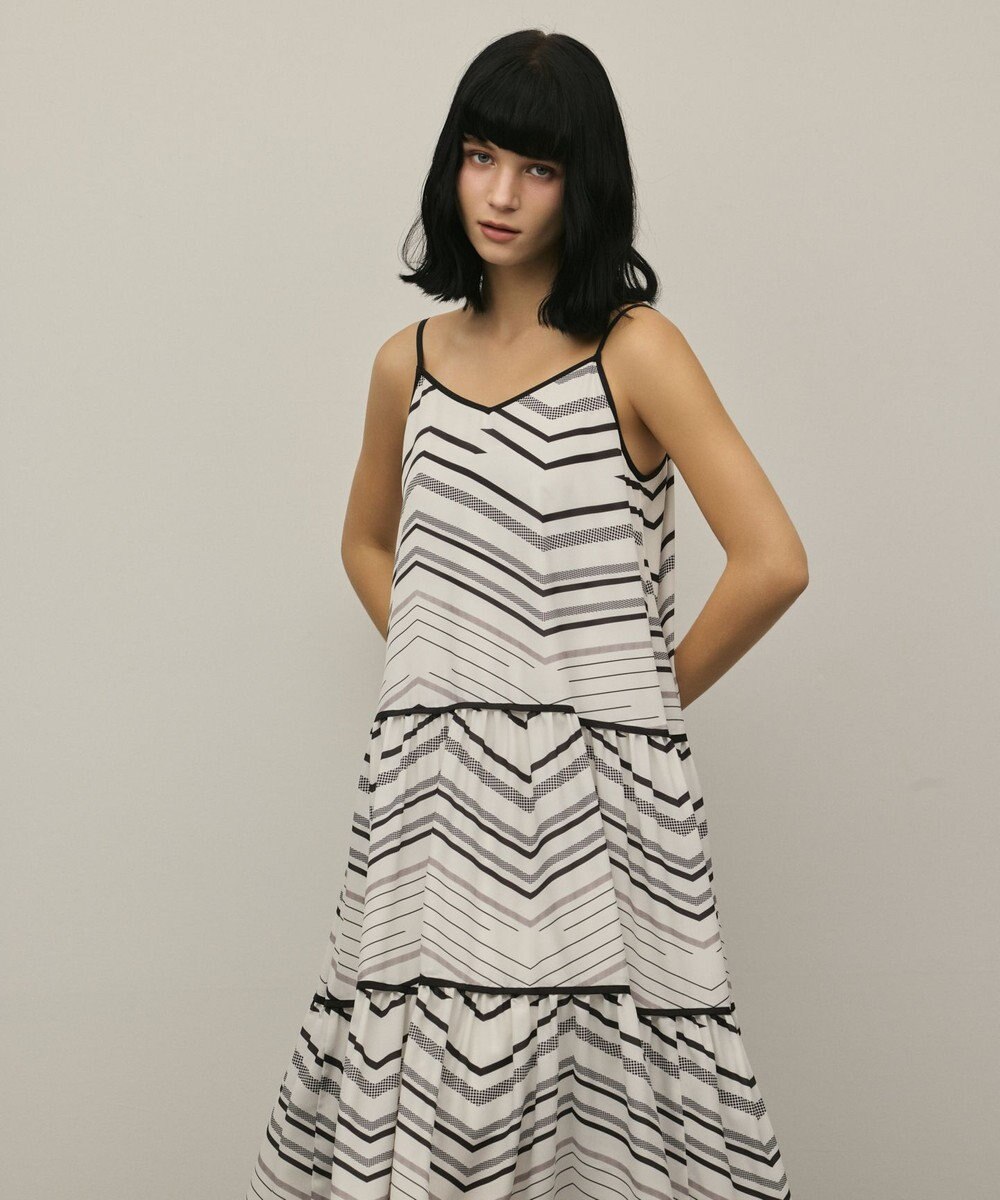 GRACE CONTINENTAL キカプリントキャミワンピース 