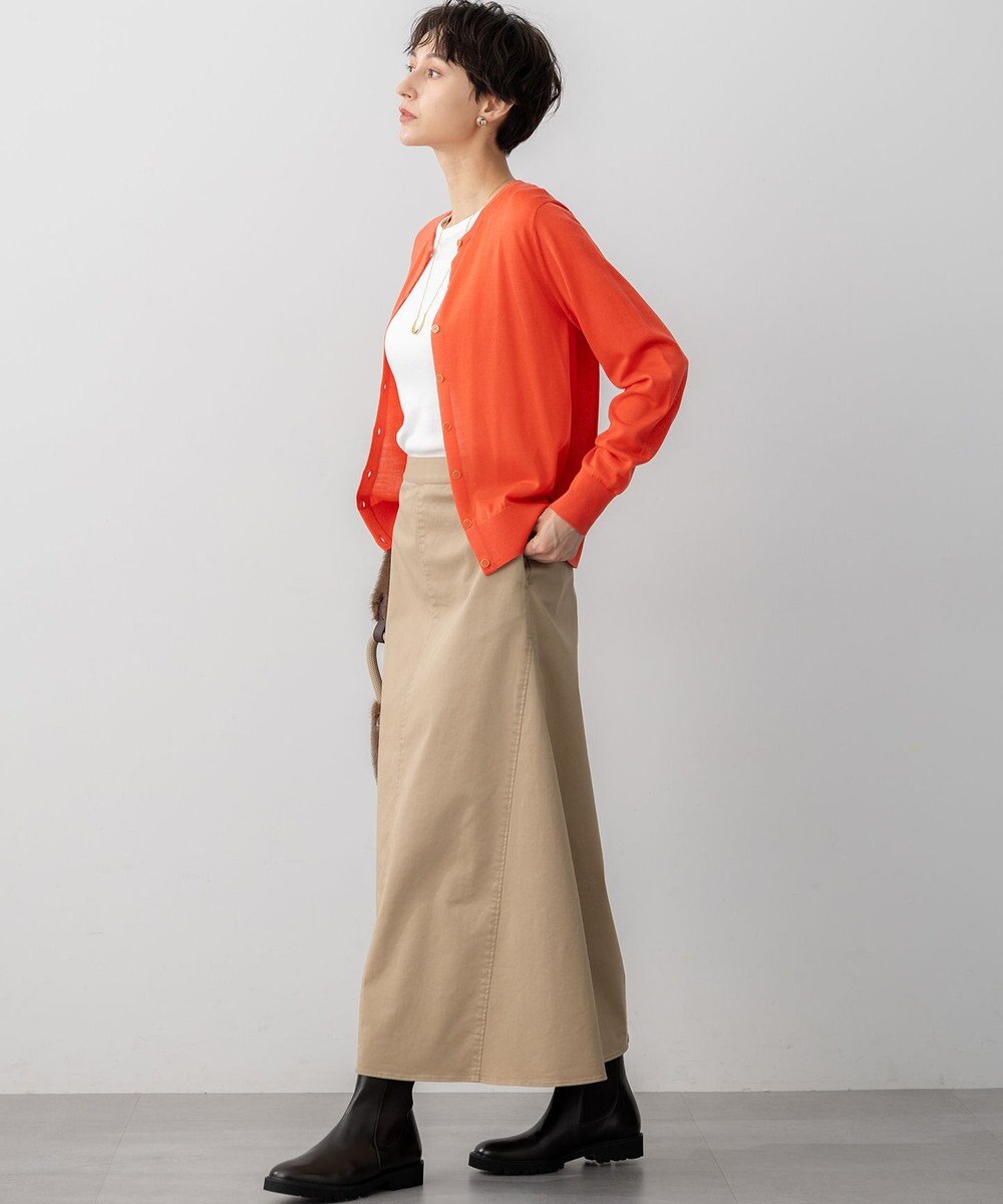 23区 S 【洗える】サステナブルウール ベーシック カーディガン 