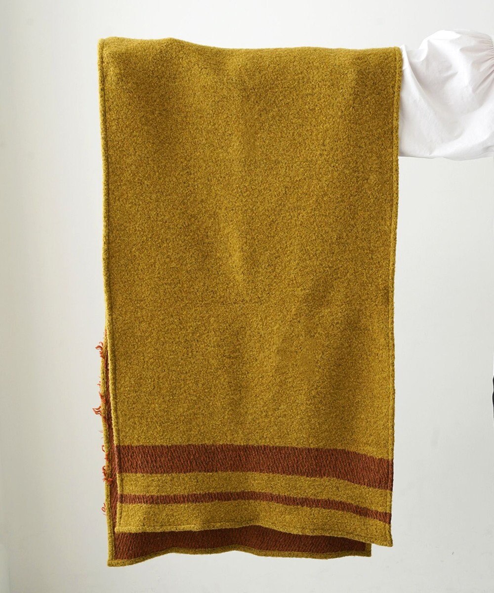 POLS ジャガード織 ウールカットジャガード　ストール 