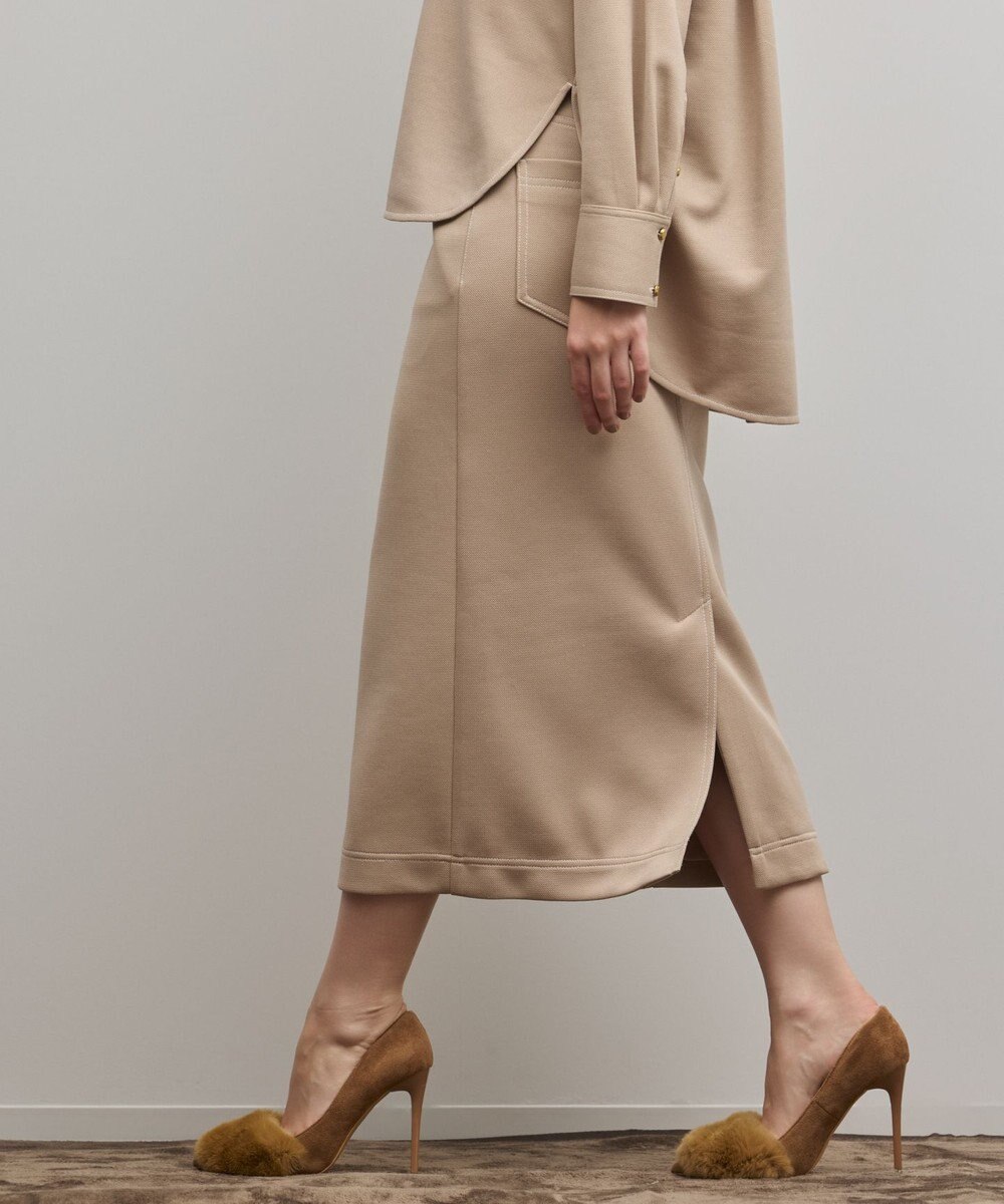 GRACE CONTINENTAL ジャージタイトスカート 