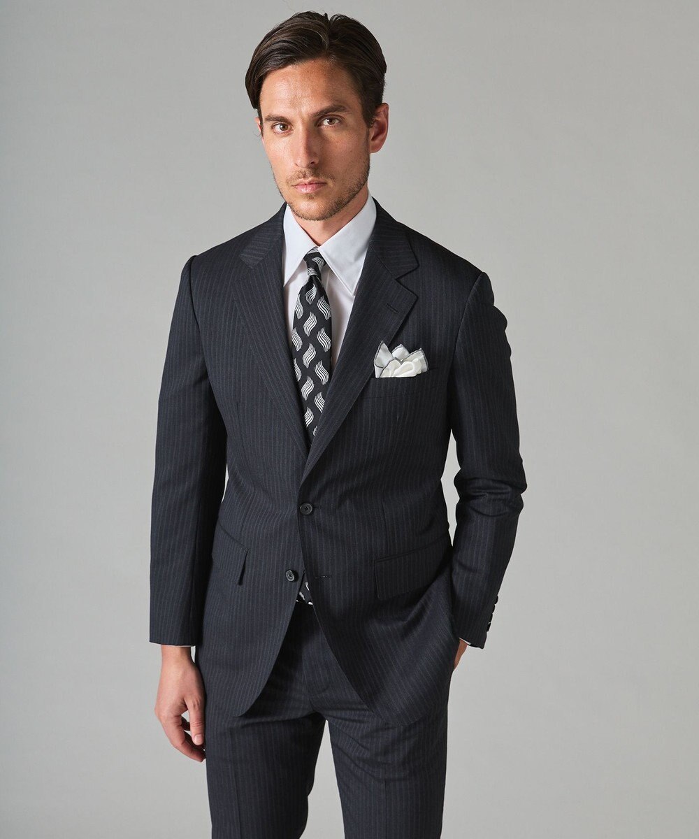 GOTAIRIKU 【形態安定/コンバーチブルカフス仕様】PREMIUMPLEATS_レギュラーカラー 通年ドレスシャツ 