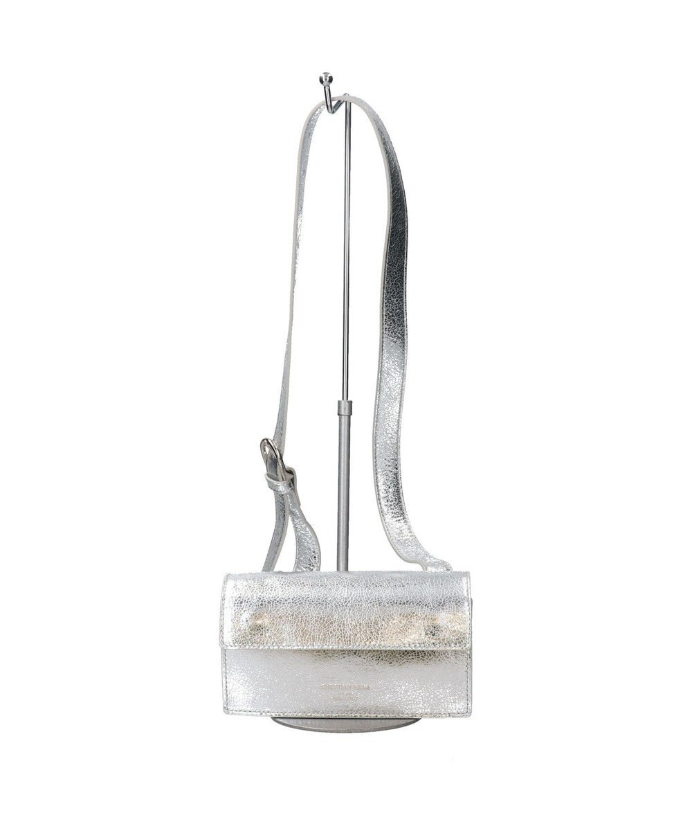 INTER-CHAUSSURES 【Christian Villa】メタリックレザーミニショルダーバッグ 