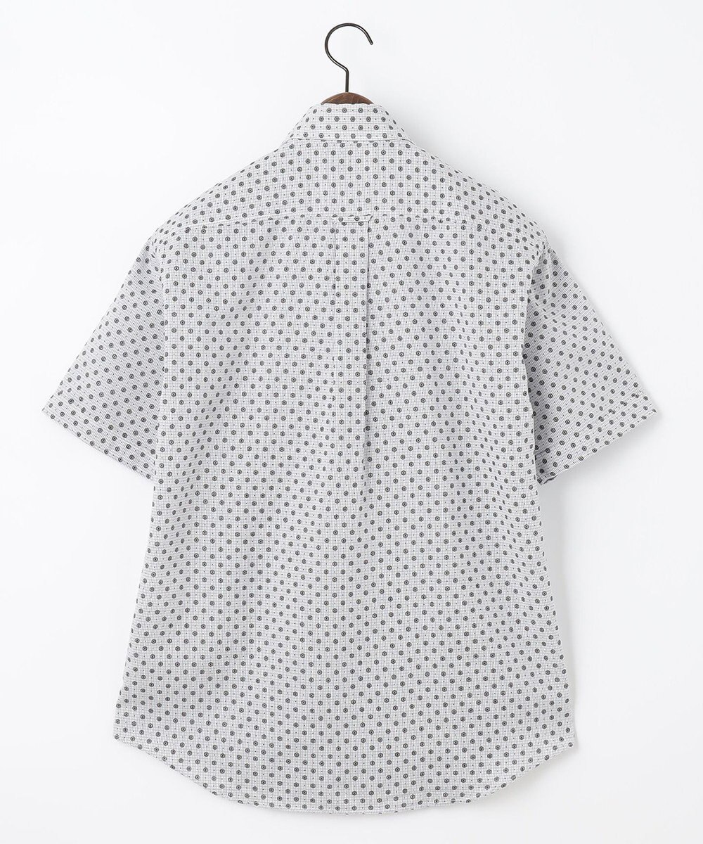 JOSEPH ABBOUD 【イージーケア】小紋プリント 半袖シャツ 