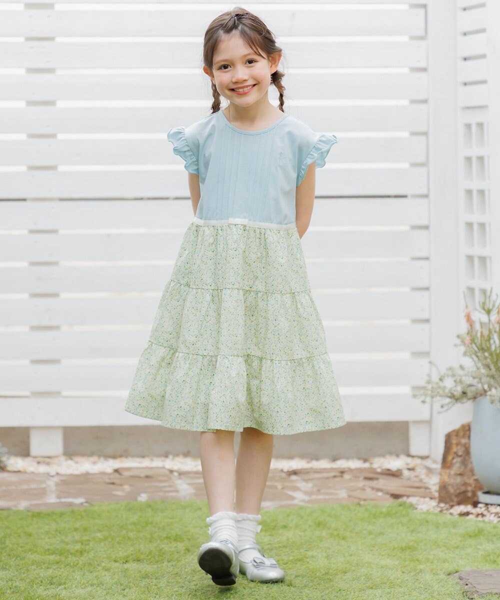 組曲 KIDS 【110-140㎝】 petit marguerite ドッキングワンピース 