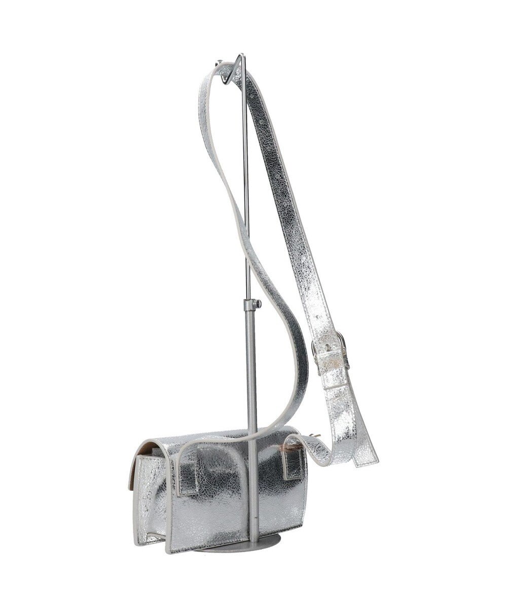 INTER-CHAUSSURES 【Christian Villa】メタリックレザーミニショルダーバッグ 