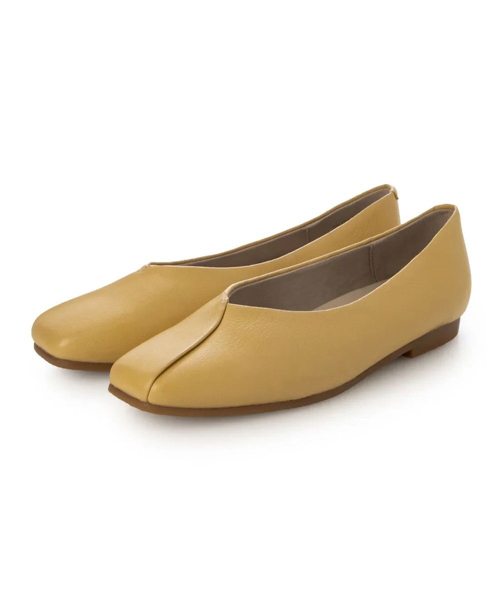 ing <ing>【WEB限定】スクエアトゥフラットシューズ 