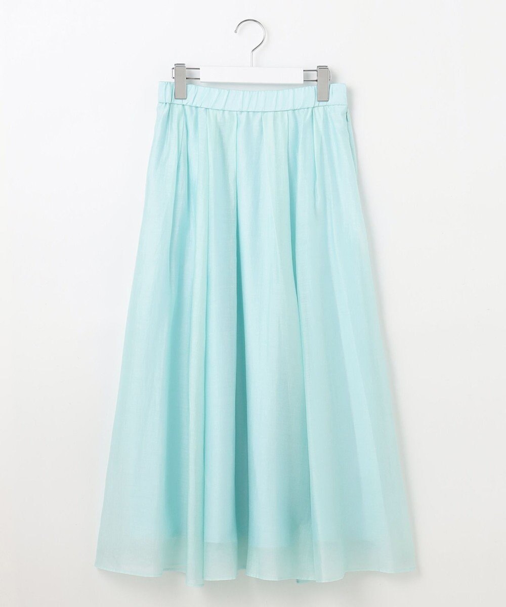 自由区 【洗える】エアリータック スカート 