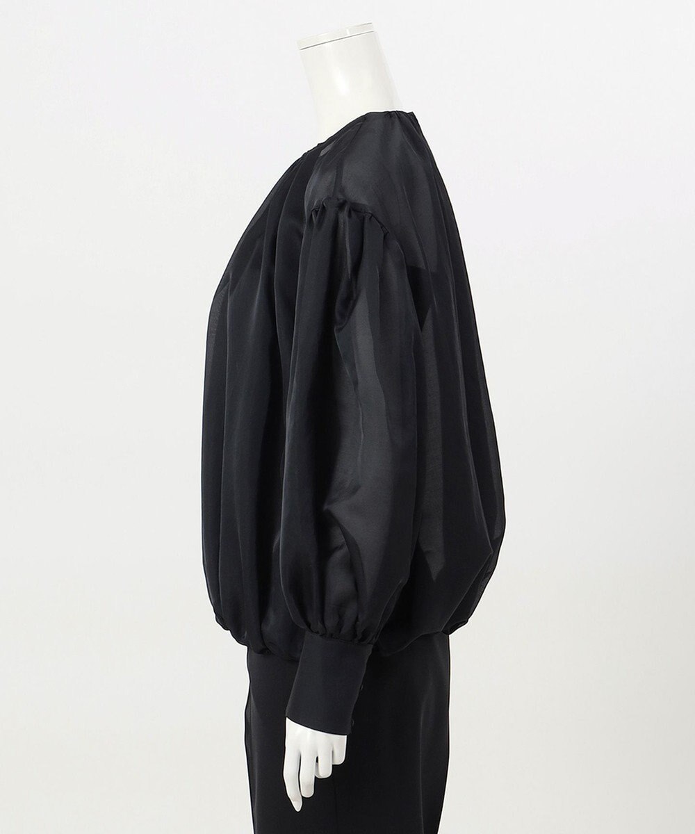 23区 【エステータ】シルクコットンオーガンジー ブラウス 