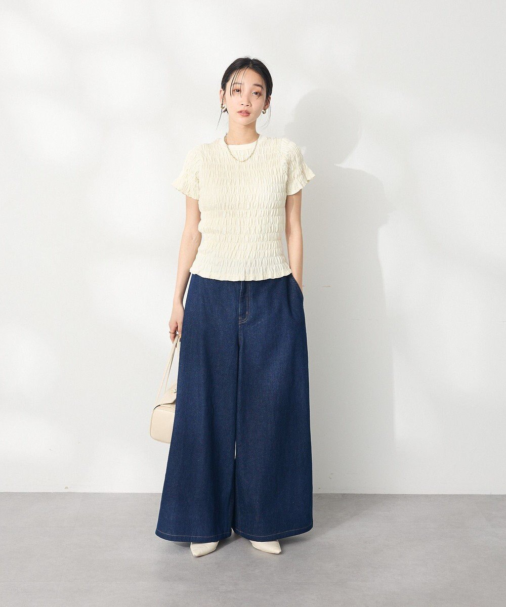 CRAFT STANDARD BOUTIQUE デニムタックパンツ 